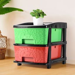 Aura Red Set of 1 Regular Drawer Organiser Organisers-10