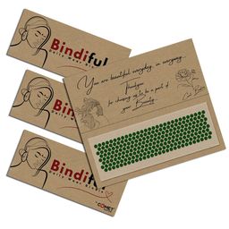 Comet Busters Set Of 3 Traditional Designer Bindis - Dark Green-10
