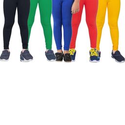 Tik Tok WEARS Girls Black Churidar Length Leggings-picture-15
