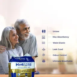 Medisorb Unisex Set Of 5 Adult Pull Ups Diapers - XL 10Pcs Each image 5