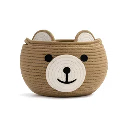 JASMEY HOMES Brown Self Design Reusable Canvas Multi-Utility Organiser-42
