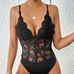 StyleCast Shoulder Straps Sleeveless Bodysuit-picture-2