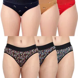 FiveFlag Mid-Rise Cotton Blend Briefs-picture-11