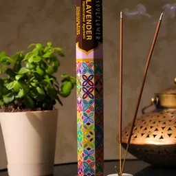 Soulflower Yellow Lavender Luxury Agarbattis - 20 Sticks-3
