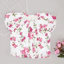 Pantaloons Junior Floral Print Cotton Top-picture-24