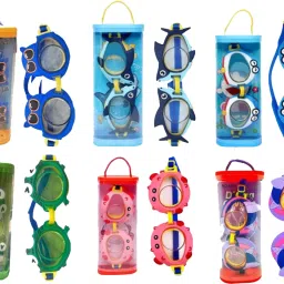 Cartoon Theme Adjustable Diving Goggles for Kids 1 Unit (Random Color & Design)-image-31