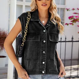 StyleCast Women Denim Jacket with Embroidered-34
