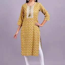HIGHLIGHT FASHION EXPORT Women Geometric Kurta-image-76