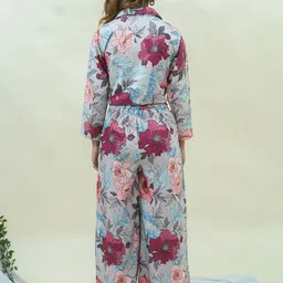 GO BOUJEE Printed Top & Palazzos Co-Ords Set image 2