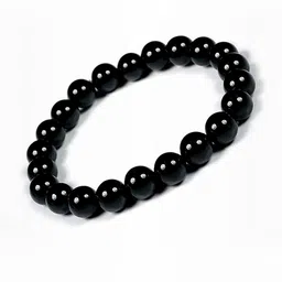 Divine souvenirs Unisex Tourmaline Beaded Elasticated Bracelet-23