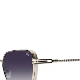 Woggles Unisex Rectangle with with UV Protected Lens Sunglasses WOJJ-MR-87622C3 image 2