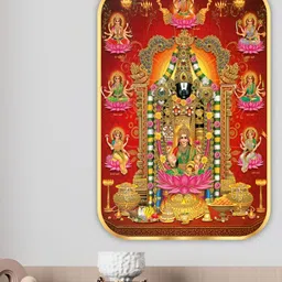 SAF Gold-Toned & Red 1 Piece Wood Religious Wall Paintings-image-71