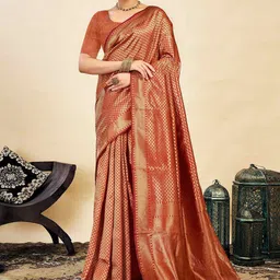 HERE&NOW Woven Design Zari Saree-picture-39