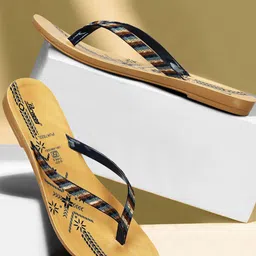 Paragon Women Printed T-Strap Flats-picture-51