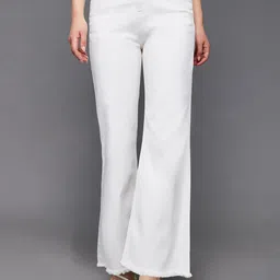Miss Chase Women Bootcut High-Rise Cotton Light Fade Stretchable Jeans-picture-16