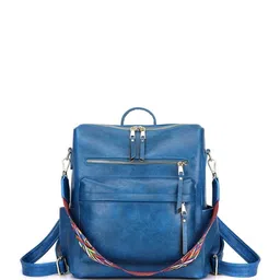 K.B.SALES Women Contrast Detail Backpack with Earphone Gate-55