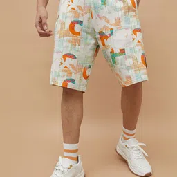 Kappa Men Printed Shorts-image-80