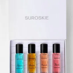 SUROSKIE Set Of 4 Afreen-Habibi-Maruruka-Rouh Long Lasting Eau De Parfum - 20 ml Each-25
