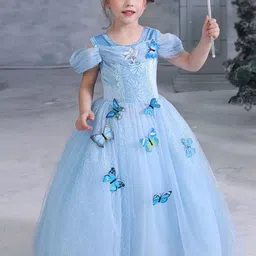 LULU & SKY Flutter Sleeve Fit & Flare Dress-picture-34