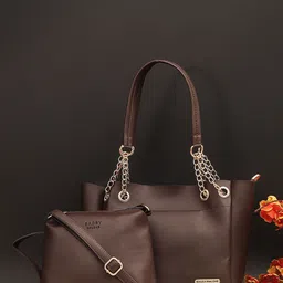 Bagsy Malone PU Shopper Handheld Bag-31