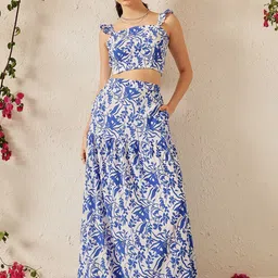 STREET 9 Printed Top & Skirt Co-Ord Set-picture-56