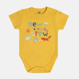 MINI KLUB Infant Boys Printed Pure Cotton Bodysuit-image-21