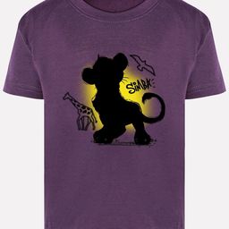 Disney By Miss and Chief Boys Printed Bio Finish Applique T-shirt-31