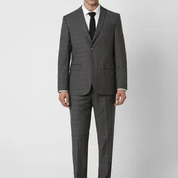 Van Heusen Slim-Fit Single-Breasted Two-Piece Suit-image-4