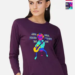 Metronaut Women 2 Printed Bio Finish Applique T-shirt-picture-34