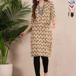 Anouk Rustic Women Pack of 4 Geometric Printed Crepe Kurta-image-110