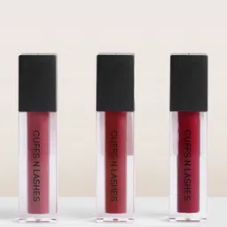 CUFFS N LASHES Set of 3 Mini Matte Liquid Lipstick 2ml each - TFW image 4