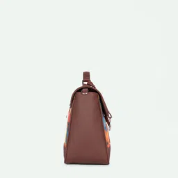 ZOUK Abstract Amaze Printed Structured Satchel image 2