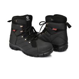 Ozarro Black Synthetic Leather Casual Shoes-image-74