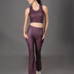 The Dance Bible Printed Scoop Neck Top With Yoga Pant Co-Ords-picture-24