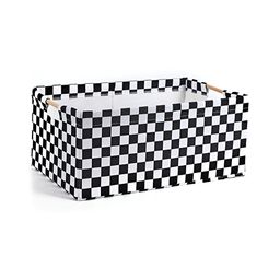 HOUSE OF QUIRK Black & White CheckedFoldable Organiser-image-68