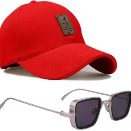 Self Design, Embroidered, Solid Sports/Regular Cap-19