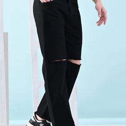 Moda Rapido Men Classic Slash Knee Jeans-picture-33
