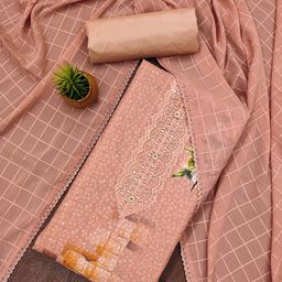 Maroosh Embellished Unstitched Dress Material-picture-43