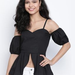 R.Code by The Roadster Life Co. Cold-Shoulder Cotton Top-picture-28