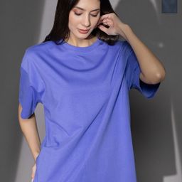 TITTLI Pack Of 2 Drop-Shoulder Sleeves Pure Cotton Oversized T-shirts-image-44