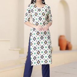 Ethnic basket Women Multicoloured Kurtas-picture-21