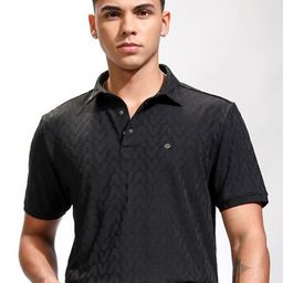 HIGHLANDER Men Polo Collar T-shirt-image-86