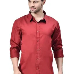 OWL MINK Men Comfort Slim Fit Opaque Casual Shirt-image-83