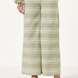 Muvazo Women Striped Relaxed Straight Fit Trousers-image-43