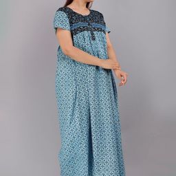 PR PINK ROYAL Printed Maxi Nightdress-image-12