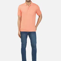 ALARM Men Polo Collar Pockets T-shirt-74