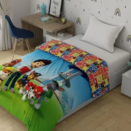 Portico License Paw Patrol Printed AC Room Cotton Microfibre 120 GSM Single Bed Comforter-picture-5