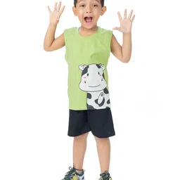 NEW GEN Boys Printed T-shirt with Shorts-image-70