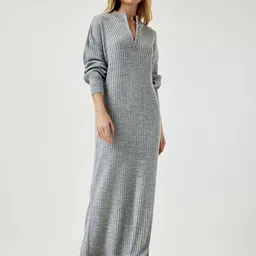 Happiness istanbul Checked Maxi Dress-image-44