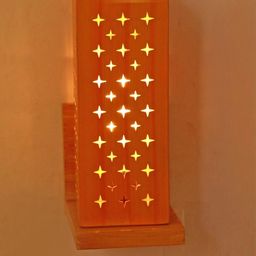 SOMIL Cream Glass Cylinder Printed Wall Lamps-image-95